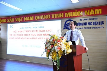 Khoa Điện tử - Viễn thông, Trường Đại học Điện lực tổ chức Hội thảo khoa học sau đại học năm 2022