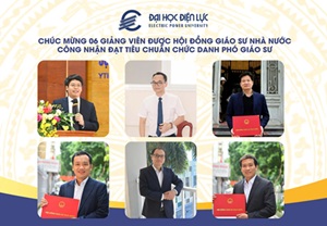 Chúc mừng 06 giảng viên được Hội đồng Giáo sư Nhà nước công nhận đạt tiêu chuẩn chức danh Phó Giáo sư