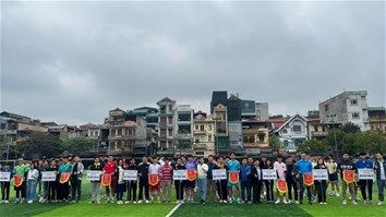 Khai mạc giải bóng đá Nam sinh viên EPU năm 2024