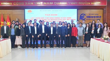 Tọa đàm lấy ý kiến góp ý dự thảo Thông tư quy định về khai thác, sử dụng tài nguyên giáo dục mở trong hoạt động giáo dục đại học