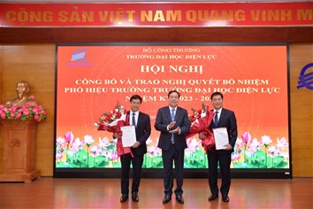 Hội nghị công bố và trao Nghị quyết bổ nhiệm Phó Hiệu trưởng Trường Đại học Điện lực nhiệm kỳ 2023-2028