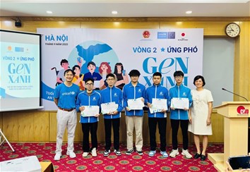 Sinh viên Trường Đại học Điện lực với sáng kiến “Vòng tay cứu trợ” tại cuộc thi Gen Xanh 2025