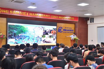 Trường Đại học Điện lực chung tay đảm bảo trật tự, an toàn giao thông trong dịp Tết 2023