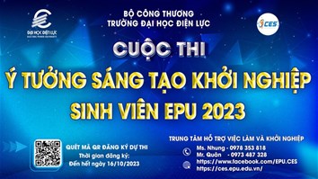 Khởi động Cuộc thi ý tưởng sáng tạo khởi nghiệp sinh viên EPU 2023