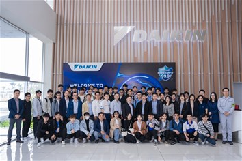 Sinh viên ngành kỹ thuật nhiệt của Trường Đại học Điện lực tham gia Chương trình Daikin scholarship – Factory tour 2024