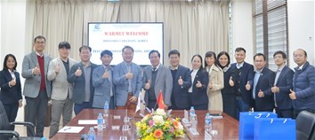 Mở rộng cơ hội hợp tác với Trường Đại học Dongshin (Hàn Quốc)