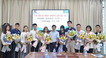 Lễ trao học bổng quốc tế Nitori cho sinh viên Trường Đại học Điện lực