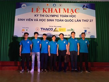 Thành tích đội tuyển Olympic Toán - Đại học Điện lực năm 2019