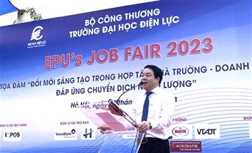 EPU’s JOB FAIR 2023​: Điểm hẹn kết nối Nhà trường – doanh nghiệp – sinh viên