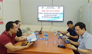 Công ty cổ phần Năng lượng điện Á Châu thăm và làm việc tại Trường Đại học Điện lực