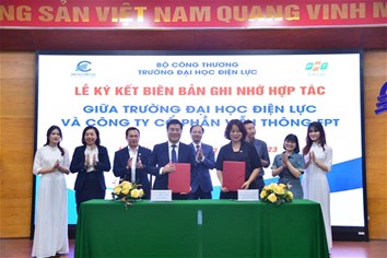 Trường Đại học Điện lực và Công ty Cổ phần Viễn thông FPT ký kết biên bản ghi nhớ hợp tác