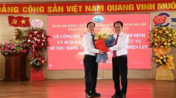 Công bố và trao Quyết định chỉ định chức danh Bí thư Đảng ủy Trường Đại học Điện lực nhiệm kỳ 2020 – 2025
