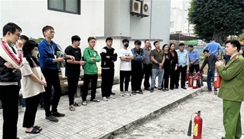Tăng cường công tác phòng cháy, chữa cháy và cứu hộ cứu nạn tại Trường Đại học Điện lực